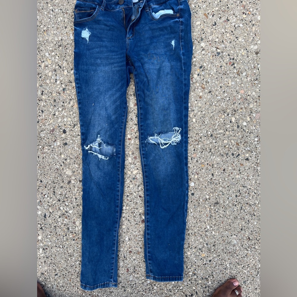 Garage Jeans. They fit nice but I lost weight